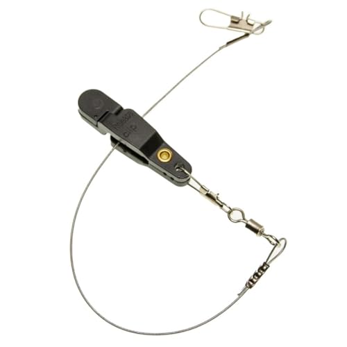 sodeber Verstellbare Spannung, Downrigger-Ausleger-Clip, Angelschnur-Klemmen, Entriegelung mit Drahtseil von sodeber