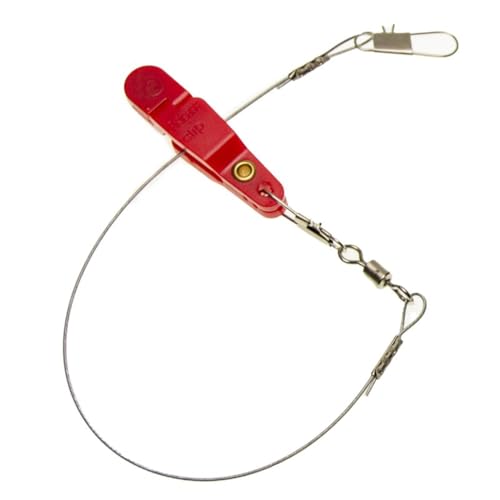 sodeber Verstellbare Spannung, Downrigger-Ausleger-Clip, Angelschnur-Klemmen, Entriegelung mit Drahtseil von sodeber