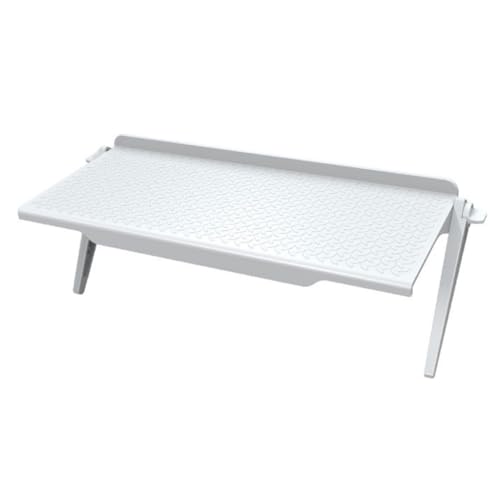 sodeber Verstellbare TV-Bildschirm-Regale, Computer-Monitore, Desktop-Aufbewahrungsregal, Medien-Box, Router von sodeber