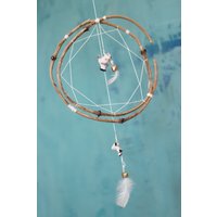 Traumfänger Ostsee Ø 17cm Dreamcatcher Boho von soeart