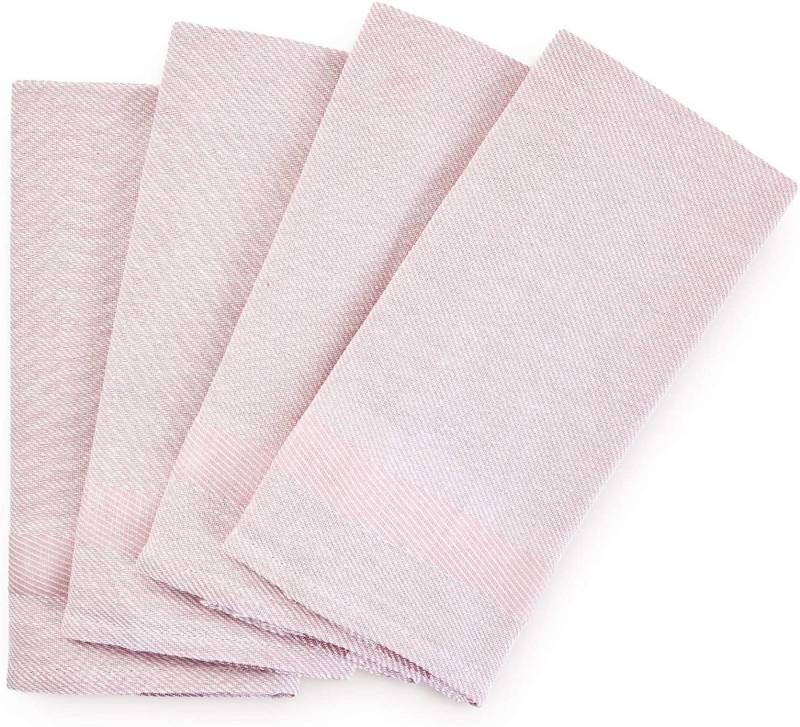 søstre & brødre Geschirrtuch 4er Set Geschirrtücher, (4er Set Geschirrtuch Grubentuch, 100% Baumwolle - MADE IN EUROPE, Sehr saugfähig - Premium Qualität, 4-tlg), Dobby-Design 50x70cm von søstre & brødre