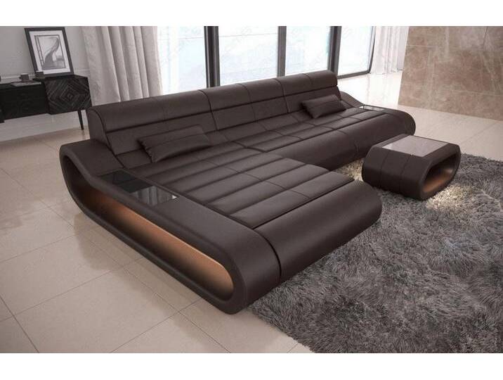 Ecksofa Concept Ledersofa lang mit Ottomane Ecksofa Concept Ledersofa lang mit Ottomane von sofa-dreams