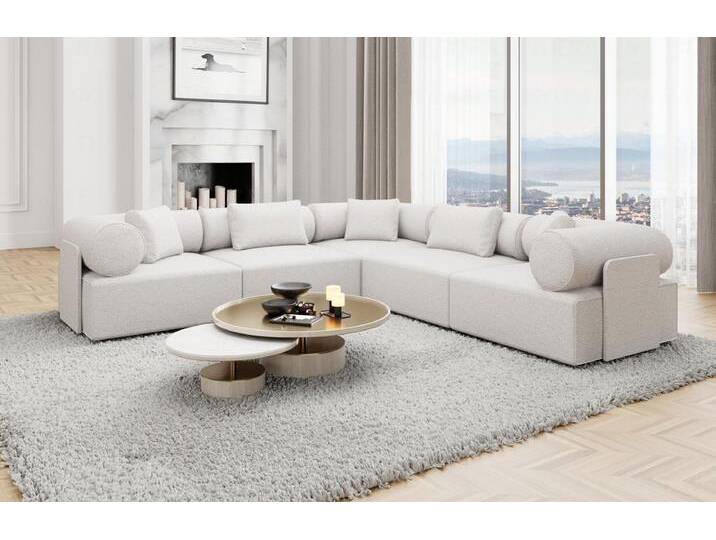 Ecksofa Laguardia L Form Stoff von sofa-dreams