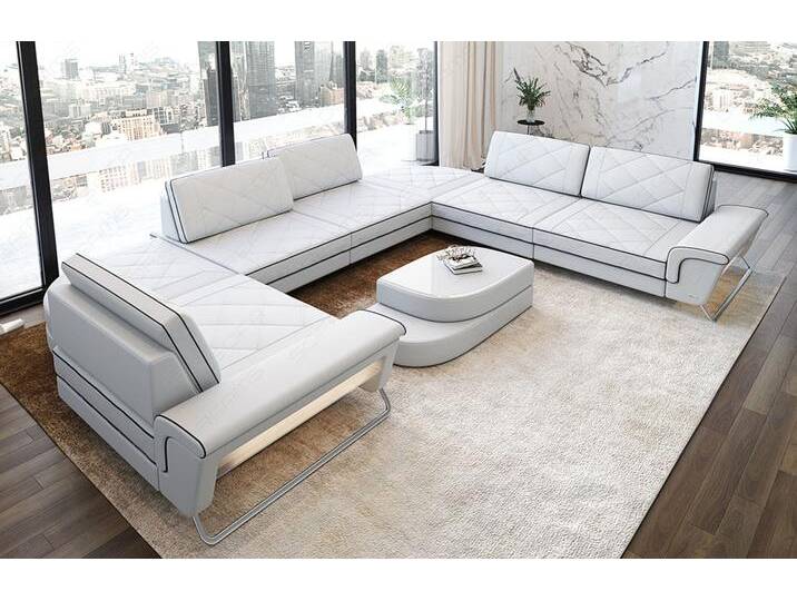 Leder Wohnlandschaft Rotello von sofa-dreams