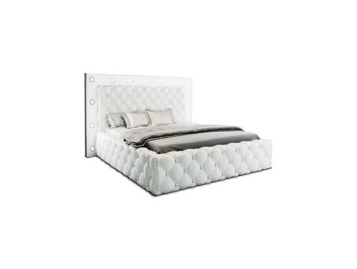 Sofa Dreams Boxspringbett Alessandria Bett Kunstleder Premium Komplettbett mit LED Beleuchtung, mit Topper, weiß, 180 x 200 cm, Weiß Sofa Dreams Boxspringbett Alessandria Bett Kunstleder Premium Komplettbett mit LED Beleuchtung, mit Topper, weiß, 180 x 200 cm, Weiß von sofa-dreams