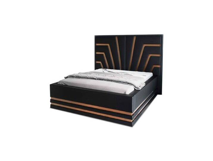Sofa Dreams Boxspringbett Cecina Bett Kunstleder Premium Komplettbett Hotelbett, mit Topper, schwarz, 140 x 200 cm, schwarz-gold Sofa Dreams Boxspringbett Cecina Bett Kunstleder Premium Komplettbett Hotelbett, mit Topper, schwarz, 140 x 200 cm, schwarz-gold von sofa-dreams