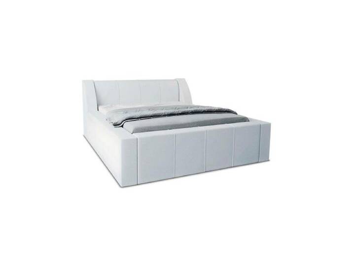 Sofa Dreams Boxspringbett Fermo Bett Kunstleder Premium Komplettbett mit LED Beleuchtung, mit Topper, mit Matratze, mit LED Beleuchtung, weiß von sofa-dreams