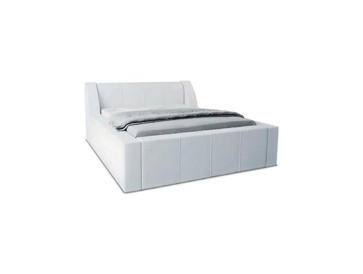 Sofa Dreams Boxspringbett Fermo Bett Kunstleder Premium Komplettbett mit LED Beleuchtung, mit Topper, mit Matratze, mit LED Beleuchtung, weiß von sofa-dreams