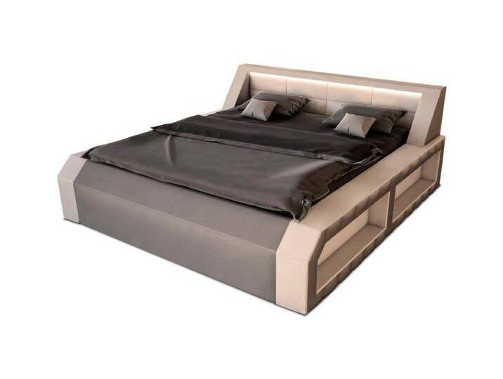 Sofa Dreams Boxspringbett Matera Kunstleder komplett mit LED Beleuchtung Komplettbett, mit Matratze, mit Topper, gestepptes Kopfteil, grau Sofa Dreams Boxspringbett Matera Kunstleder komplett mit LED Beleuchtung Komplettbett, mit Matratze, mit Topper, gestepptes Kopfteil, grau von sofa-dreams