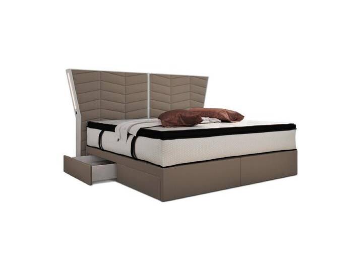Sofa Dreams Boxspringbett Novara - Microfaser, mit Matratze, Topper, LED-RGB-Licht, Fernbedienung von sofa-dreams