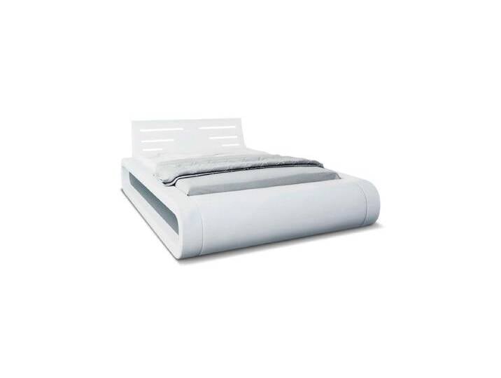 Sofa Dreams Boxspringbett Sorano Bett Kunstleder Premium Komplettbett mit LED Beleuchtung, mit Matratze, mit Topper, mit LED Beleuchtung, grau weiß von sofa-dreams