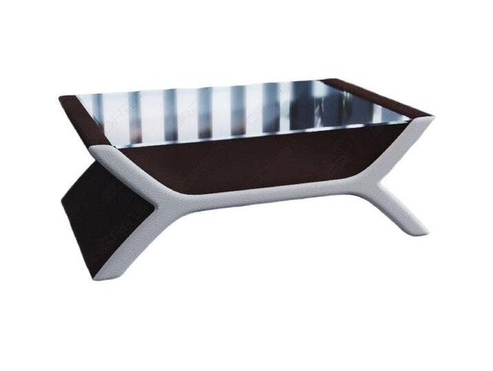 Sofa Dreams Couchtisch Calabria Tisch Stoff mit Sicherheitsglasplatte 12mm, Strukturstoff Bezug in Graubraun, Akzentfarbe Kunstleder Weiß, braun grau Sofa Dreams Couchtisch Calabria Tisch Stoff mit Sicherheitsglasplatte 12mm, Strukturstoff Bezug in Graubraun, Akzentfarbe Kunstleder Weiß, braun grau von sofa-dreams