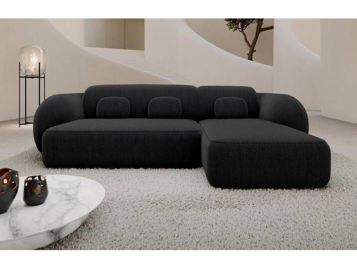 Sofa Dreams Ecksofa Altea L Form kurz Stoffsofa, Eckcouch, Ottomane, 4-Sitzer, Strukturstoff Bezug in Schwarz, schwarz, Webstoff-Schwarz Sofa Dreams Ecksofa Altea L Form kurz Stoffsofa, Eckcouch, Ottomane, 4-Sitzer, Strukturstoff Bezug in Schwarz, schwarz, Webstoff-Schwarz von sofa-dreams