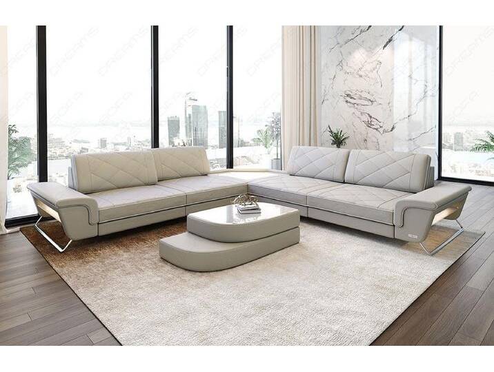Sofa Dreams Ecksofa Design Leder Eckcouch Sepino L Form Modern Ledersofa, Couch wahlweise mit Multifunktionskonsole Sofa Dreams Ecksofa Design Leder Eckcouch Sepino L Form Modern Ledersofa, Couch wahlweise mit Multifunktionskonsole von sofa-dreams