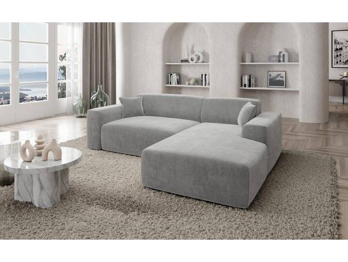 Sofa Dreams Ecksofa Design Samt Stoff Sofa Mallorca L Form kurz Modern Stoffsofa, Loungesofa von sofa-dreams
