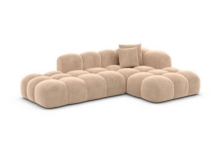 Sofa Dreams Ecksofa Formentera L Form Lounge Designer Sofa, mit Samtstoff Bezug in Beige, Ausrichtung Ecke rechts, beige, Samt-Beige Sofa Dreams Ecksofa Formentera L Form Lounge Designer Sofa, mit Samtstoff Bezug in Beige, Ausrichtung Ecke rechts, beige, Samt-Beige von sofa-dreams