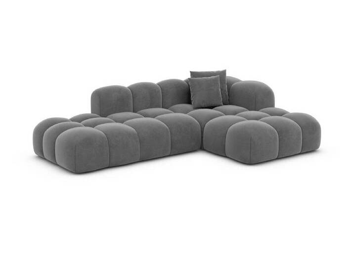 Sofa Dreams Ecksofa Formentera L Form Lounge Designer Sofa, mit Samtstoff Bezug in Dunkelgrau, Ausrichtung Ecke rechts, grau, Samt-Dunkelgrau Sofa Dreams Ecksofa Formentera L Form Lounge Designer Sofa, mit Samtstoff Bezug in Dunkelgrau, Ausrichtung Ecke rechts, grau, Samt-Dunkelgrau von sofa-dreams