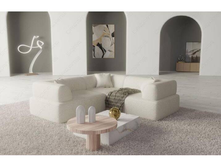 Sofa Dreams Ecksofa Granada L Form Design Loungesofa, 4-Sitzer, Stoffbezug, Ecksofa mit Kissen von sofa-dreams