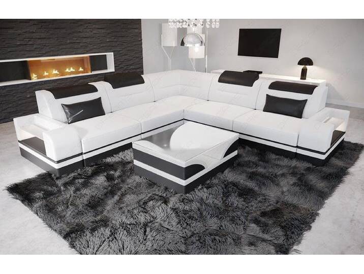 Sofa Dreams Ecksofa Leder Couch Sofa Trivento L Form Ledersofa, L-Form Ledersofa mit LED, wahlweise mit Bettfunktion Sofa Dreams Ecksofa Leder Couch Sofa Trivento L Form Ledersofa, L-Form Ledersofa mit LED, wahlweise mit Bettfunktion von sofa-dreams