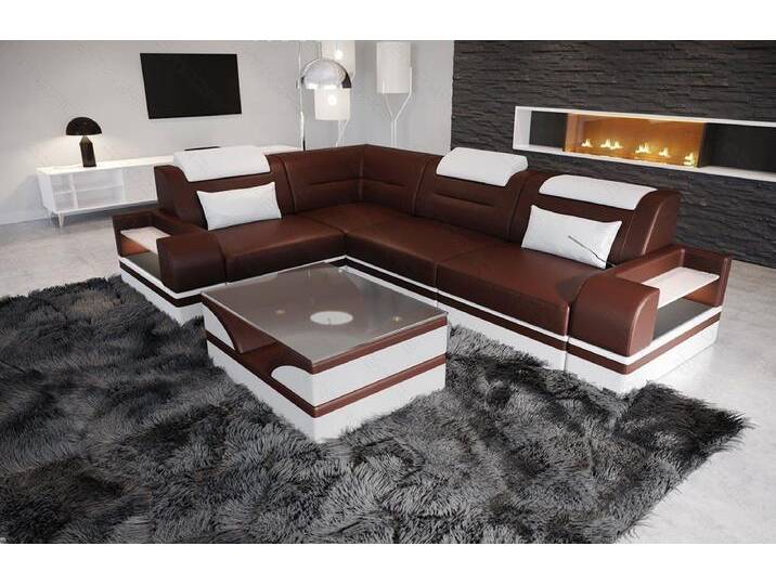 Sofa Dreams Ecksofa Ledercouch Sofa Trivento L Form kurz Leder Sofa von sofa-dreams