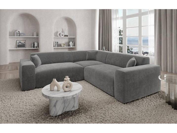 Sofa Dreams Ecksofa Mallorca L Form Stoffsofa, 4-Sitzer, Lounge, Stoffbezug, Chesterfield, Samtstoff Dunkelgrau, grau, Dunkelgrau Sofa Dreams Ecksofa Mallorca L Form Stoffsofa, 4-Sitzer, Lounge, Stoffbezug, Chesterfield, Samtstoff Dunkelgrau, grau, Dunkelgrau von sofa-dreams