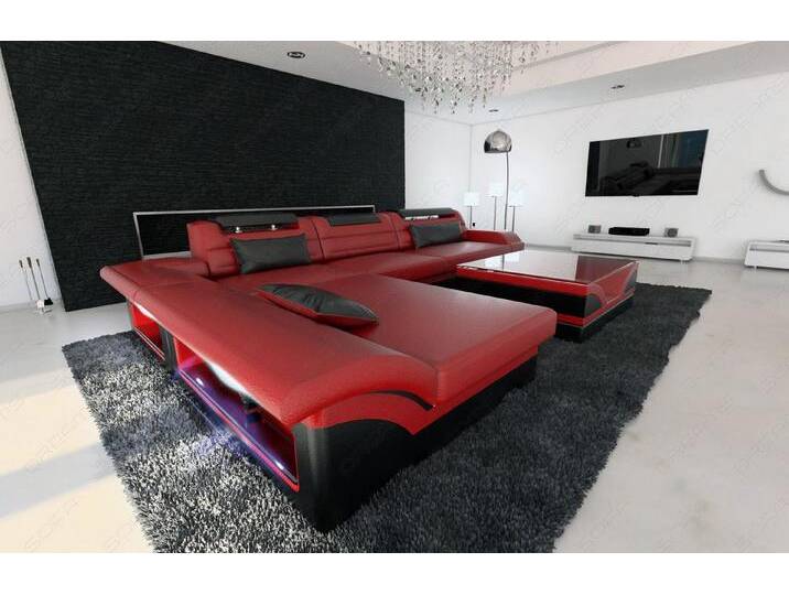 Sofa Dreams Ecksofa Monza L Form Mini Leder Couch mit Ottomane und 60cm Sitzbreite, Ottomane, 4-Sitzer, Design Couch, LED-Beleuchtung, viele Farben Sofa Dreams Ecksofa Monza L Form Mini Leder Couch mit Ottomane und 60cm Sitzbreite, Ottomane, 4-Sitzer, Design Couch, LED-Beleuchtung, viele Farben von sofa-dreams