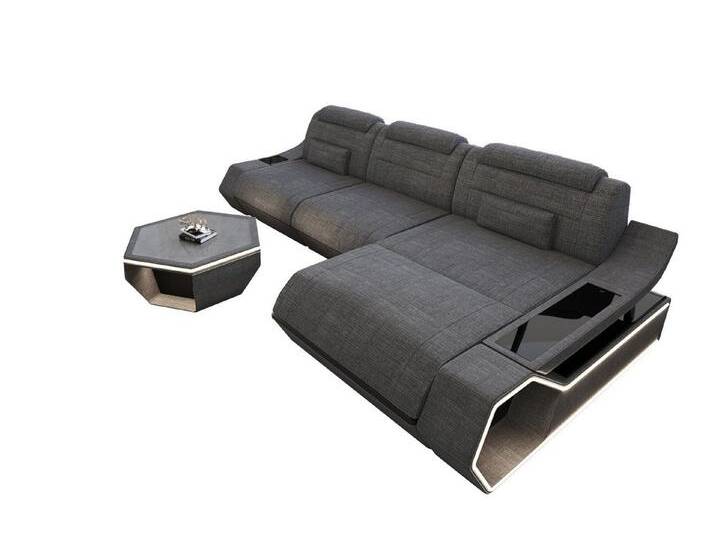 Sofa Dreams Ecksofa Polster Ecksofa Toscano L Form, LED Beleuchtung von sofa-dreams