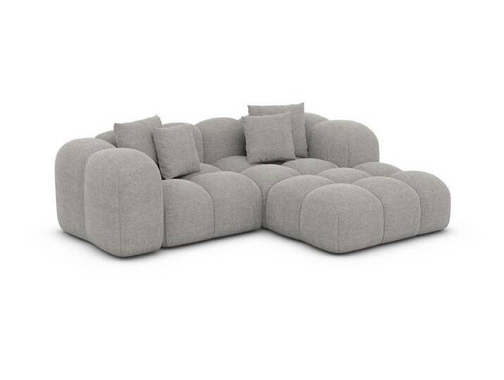 Sofa Dreams Ecksofa Polster Sofa Modern Ottomane Eck Couch Lounge Formentera L Form Mini, Loungesofa, grau, Hellgrau-Webstoff Sofa Dreams Ecksofa Polster Sofa Modern Ottomane Eck Couch Lounge Formentera L Form Mini, Loungesofa, grau, Hellgrau-Webstoff von sofa-dreams