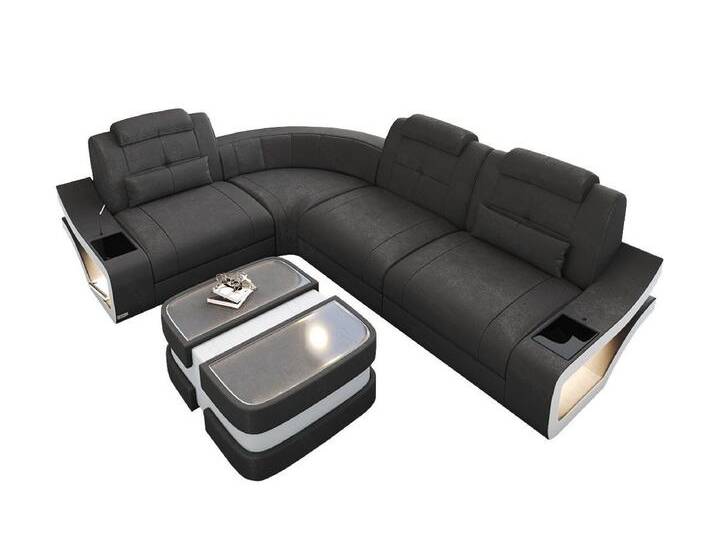 Sofa Dreams Ecksofa Polster Stoff Sofa Elena L Form A Stoffsofa Wildleder Optik von sofa-dreams