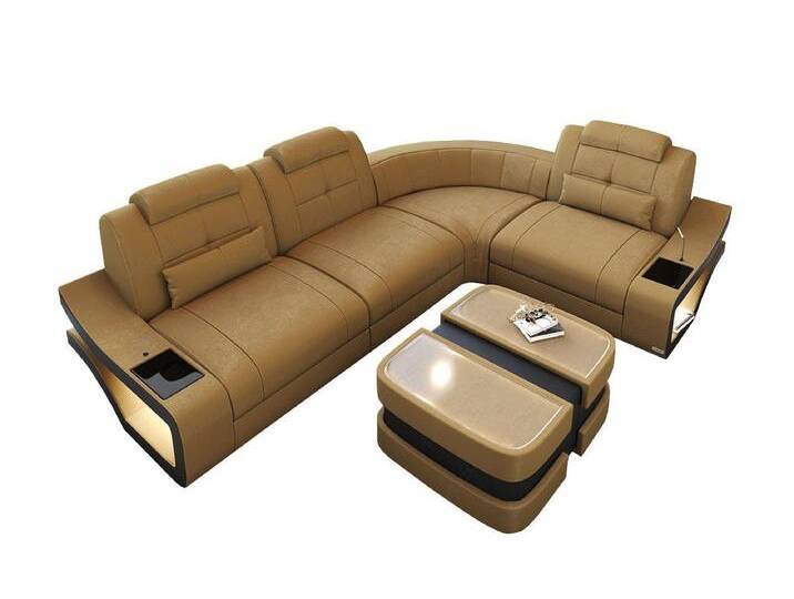 Sofa Dreams Ecksofa Polster Stoff Sofa Elena L Form A Stoffsofa Wildleder Optik von sofa-dreams