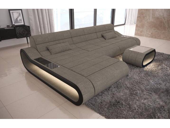 Sofa Dreams Ecksofa Stoff Couch Polster Sofa Concept L Form Stoffsofa, Designersofa mit ergonomischer Rückenlehne von sofa-dreams
