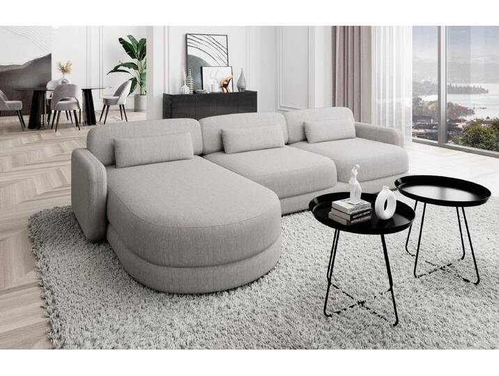 Sofa Dreams Ecksofa Stoff Sofa Eck Couch Polster Stoffsofa Modern Valencia L Form kurz, Loungesofa, grau, Hellgrau-Webstoff Sofa Dreams Ecksofa Stoff Sofa Eck Couch Polster Stoffsofa Modern Valencia L Form kurz, Loungesofa, grau, Hellgrau-Webstoff von sofa-dreams