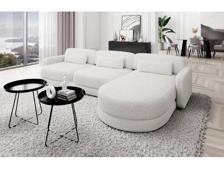 Sofa Dreams Ecksofa Stoff Sofa Eck Couch Polster Stoffsofa Modern Valencia L Form kurz, Loungesofa von sofa-dreams