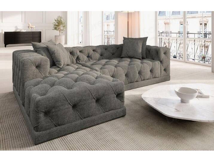Sofa Dreams Ecksofa Strukturstoff Stoff Polster Sofa Palma L Form kurz Stoffsofa, grau, Dunkelgrau Sofa Dreams Ecksofa Strukturstoff Stoff Polster Sofa Palma L Form kurz Stoffsofa, grau, Dunkelgrau von sofa-dreams