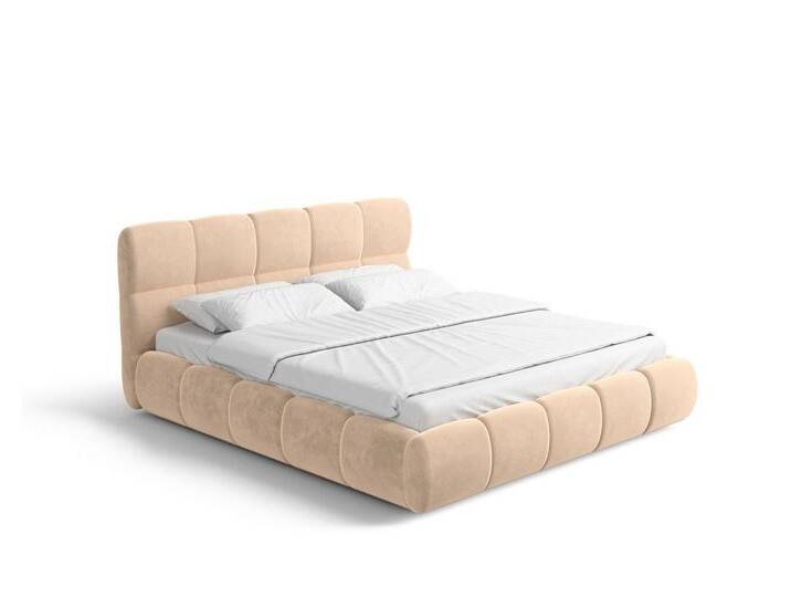 Sofa Dreams Polsterbett Puente, Polsterbett Bett mit Bettkasten, inklusive Matratze und Topper, beige gelb, Beige von sofa-dreams