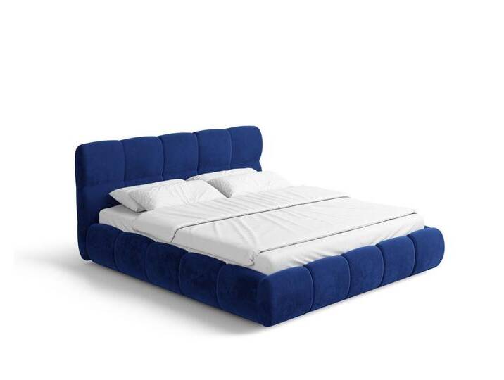 Sofa Dreams Polsterbett Puente, Polsterbett Bett mit Bettkasten, inklusive Matratze und Topper, blau, Dunkelblau von sofa-dreams