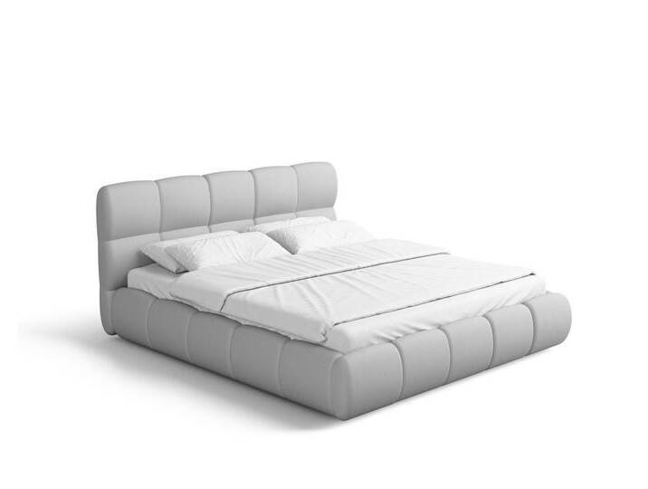 Sofa Dreams Polsterbett Puente, Polsterbett Bett mit Bettkasten, inklusive Matratze und Topper, grau, Hellgrau von sofa-dreams