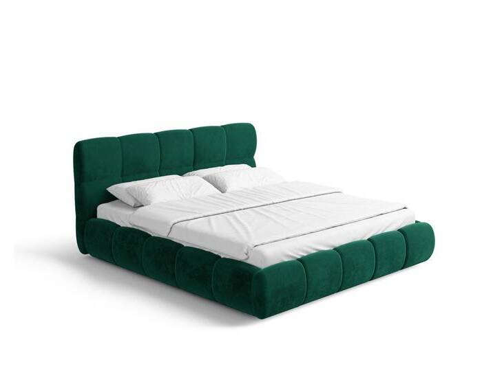 Sofa Dreams Polsterbett Puente, Polsterbett Bett mit Bettkasten, inklusive Matratze und Topper, grün, Grün von sofa-dreams