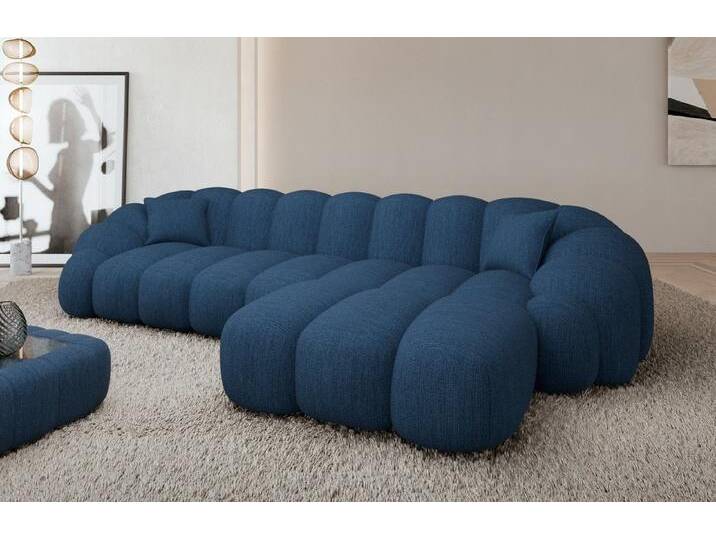 Sofa Dreams Polsterecke Rajada L Form kurz Stoff, blau, Webstoff-Blau von sofa-dreams