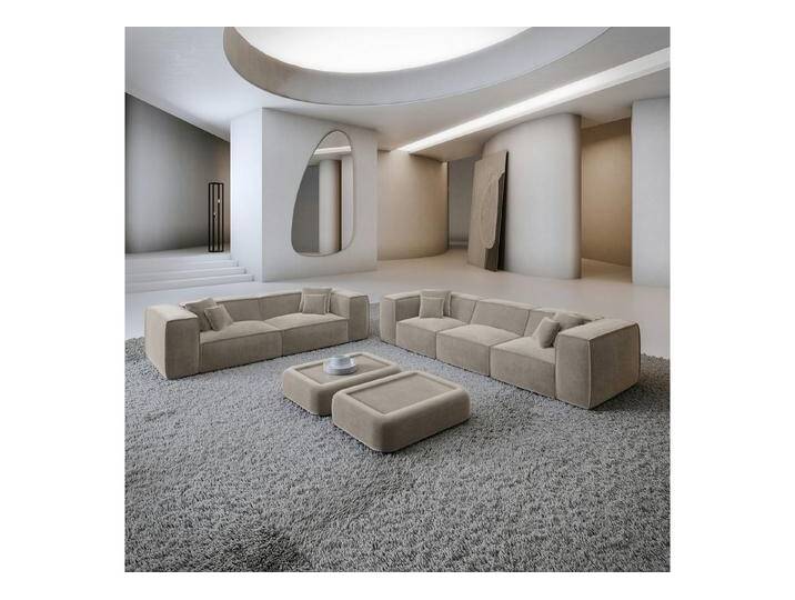 Sofa Dreams Polstergarnitur Liranda 3er & 2er Couchgarnitur, (Sofa-Set, 2 Teile, Couchgarnitur, inkl. Zierkissen), 3-Sitzer, 2-Sitzer Sofagarnitur, Lounge von sofa-dreams