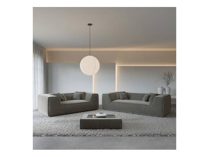 Sofa Dreams Polstergarnitur Monterola 3er & 2er Couchgarnitur, (Sofa-Set, 2 Teile, Couchgarnitur, inkl. Zierkissen), 3-Sitzer, 2-Sitzer Sofagarnitur, Lounge, Samtstoff Bezug in Dunkelgrau von sofa-dreams