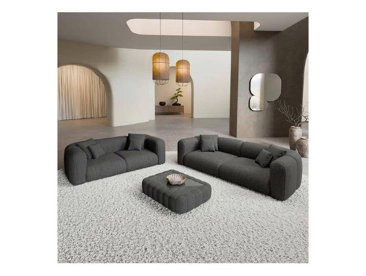 Sofa Dreams Polstergarnitur Venturia 3er & 2er Couchgarnitur, (Sofa-Set, 2 Teile, Couchgarnitur, inkl. Zierkissen), 3-Sitzer, 2-Sitzer Lounge Sofagarnitur von sofa-dreams