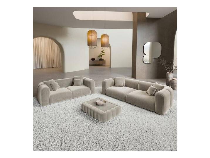 Sofa Dreams Polstergarnitur Venturia 3er & 2er Couchgarnitur, (Sofa-Set, 2 Teile, Couchgarnitur, inkl. Zierkissen), 3-Sitzer, 2-Sitzer Sofagarnitur, Lounge von sofa-dreams