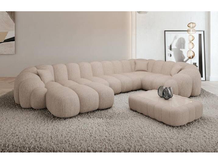 Sofa Dreams Sofa Rajada U Form Stoff, beige, Webstoff-Beige Sofa Dreams Sofa Rajada U Form Stoff, beige, Webstoff-Beige von sofa-dreams