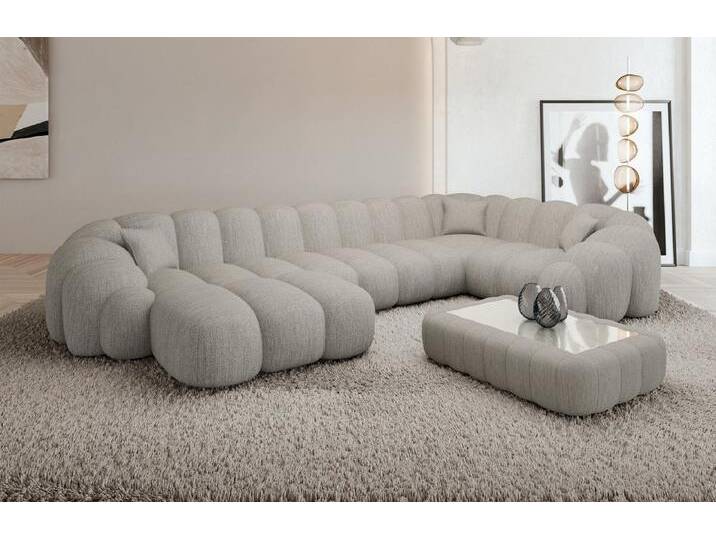 Sofa Dreams Sofa Rajada U Form Stoff, grau, Webstoff-Hellgrau Sofa Dreams Sofa Rajada U Form Stoff, grau, Webstoff-Hellgrau von sofa-dreams