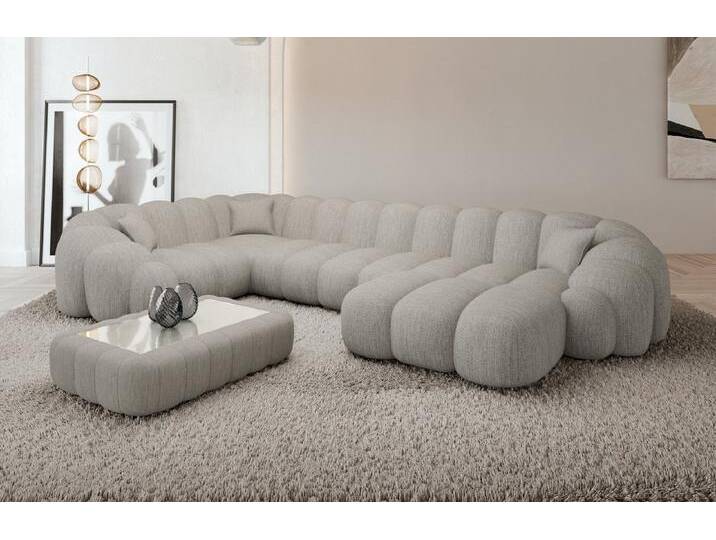 Sofa Dreams Sofa Rajada U Form Stoff, grau, Webstoff-Hellgrau Sofa Dreams Sofa Rajada U Form Stoff, grau, Webstoff-Hellgrau von sofa-dreams