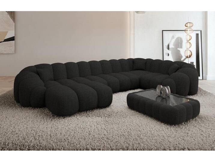 Sofa Dreams Sofa Rajada U Form Stoff, schwarz, Webstoff-Schwarz Sofa Dreams Sofa Rajada U Form Stoff, schwarz, Webstoff-Schwarz von sofa-dreams