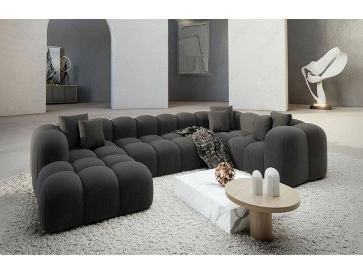 Sofa Dreams Wohnlandschaft Design Couch Stoff Wohnlandschaft Formentera U Form Stoffsofa, Loungesofa, Anthrazit Sofa Dreams Wohnlandschaft Design Couch Stoff Wohnlandschaft Formentera U Form Stoffsofa, Loungesofa, Anthrazit von sofa-dreams