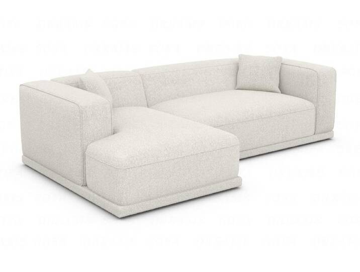 Stoff Ecksofa Merida L Form kurz von sofa-dreams