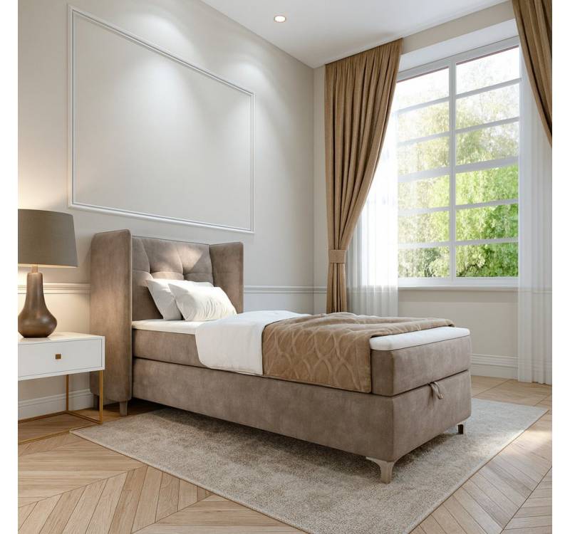 AN-MOEBEL4U Boxbett LOTOS mit Bettkasten, Matratze & Topper – modern & hoher Schlafkomfort, Boxspringbett inkl. Bettkasten und Topper AN-MOEBEL4U Boxbett LOTOS mit Bettkasten, Matratze & Topper – modern & hoher Schlafkomfort, Boxspringbett inkl. Bettkasten und Topper von AN-MOEBEL4U